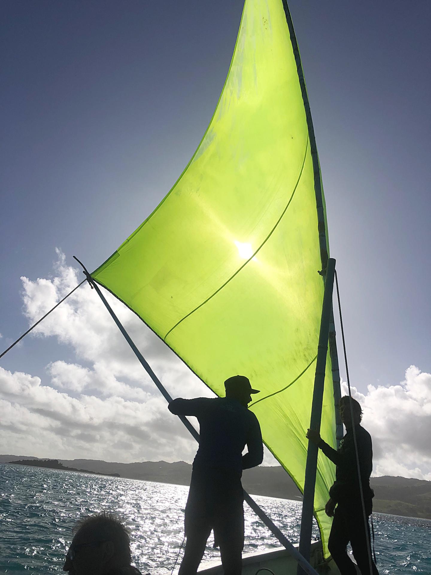 La barque à voile de Bouba Diving